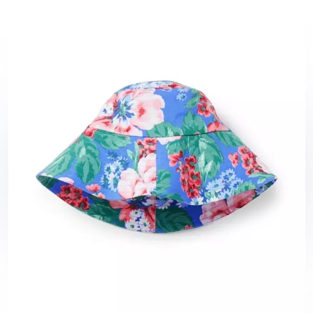 Janie and Jack Floral Sun Bucket Hat 2-3yrs NWT